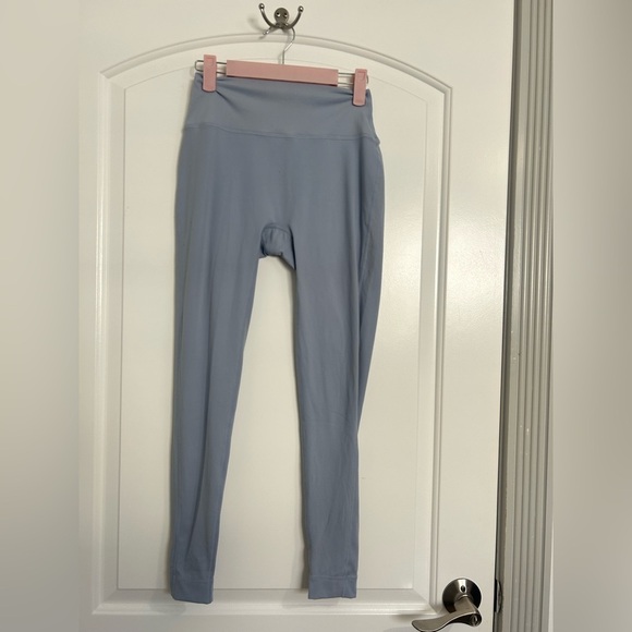 Set Active SportBody Light Blue  High-Waisted Leggings size medium athleisure - Picture 3 of 9